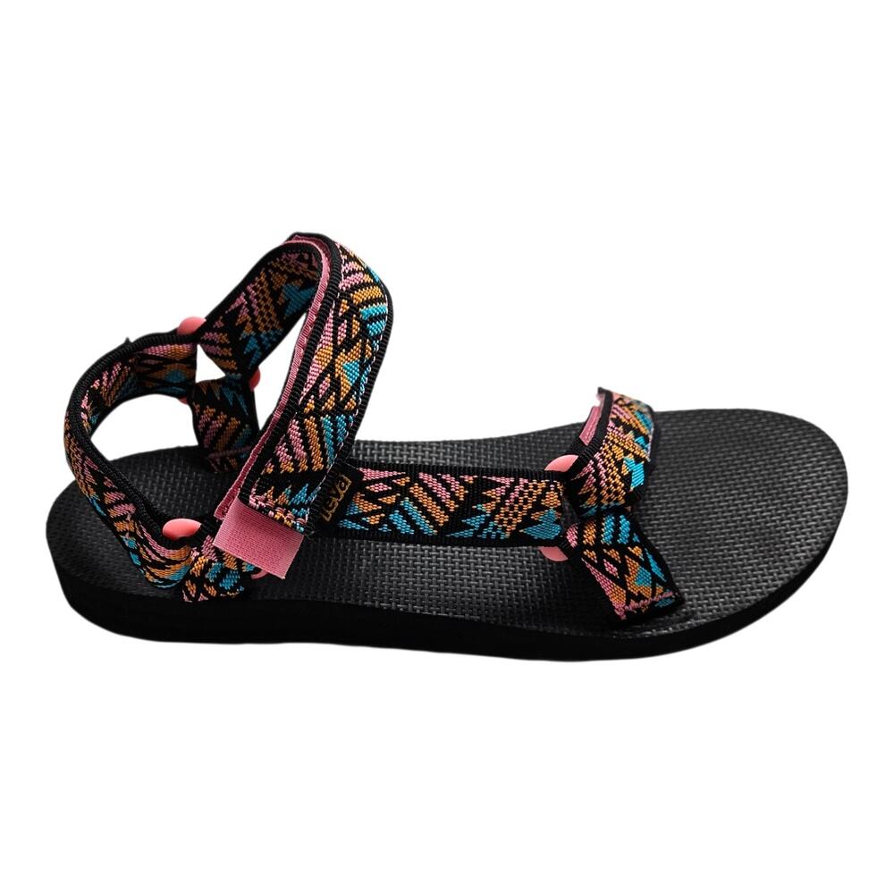TEVA Women's 9 Original Universal Hiking Sandals 1003987 Boomerang Pink Aztec - Picture 2 of 7
